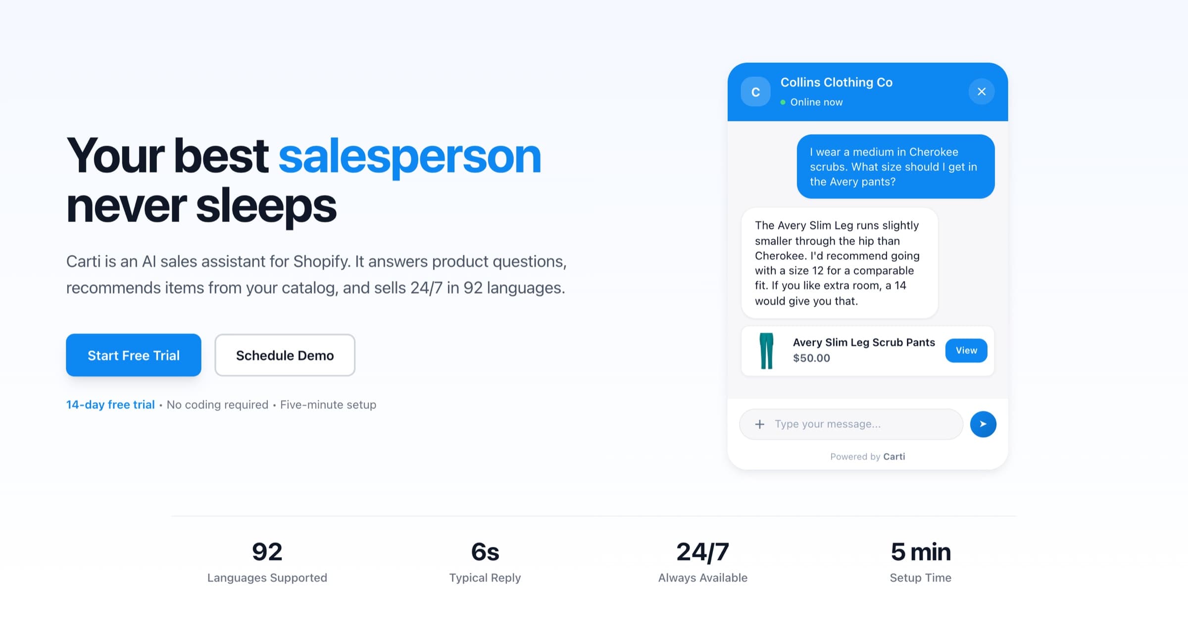 Screenshot from https://heycarti.com